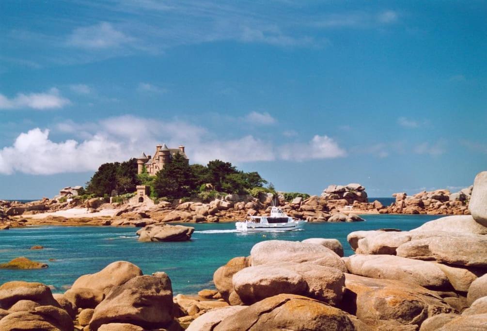 Maison - Villa Bord De Mer, Cote De Granit Rose Perros-Guirec Exterior foto